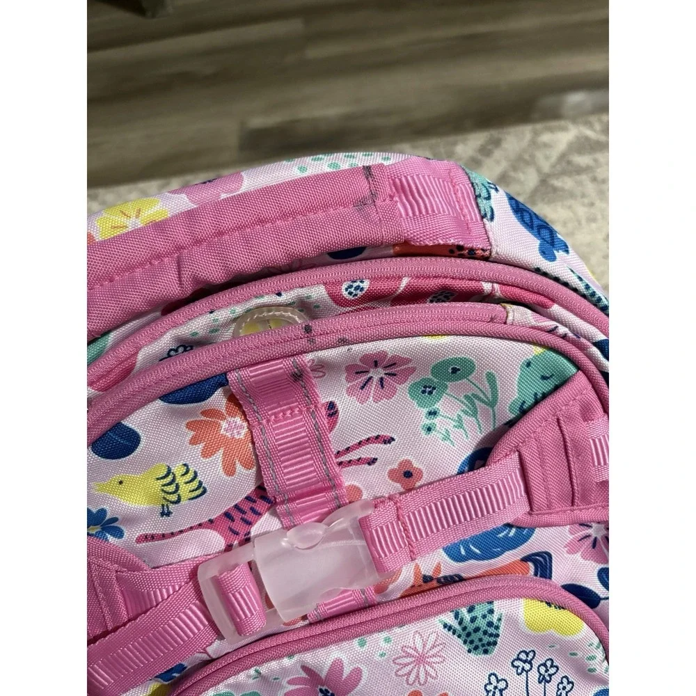 Pottery Barn Kids Backpack Mackenzie Pink Sasha's Garden Pink Girls Youth Floral